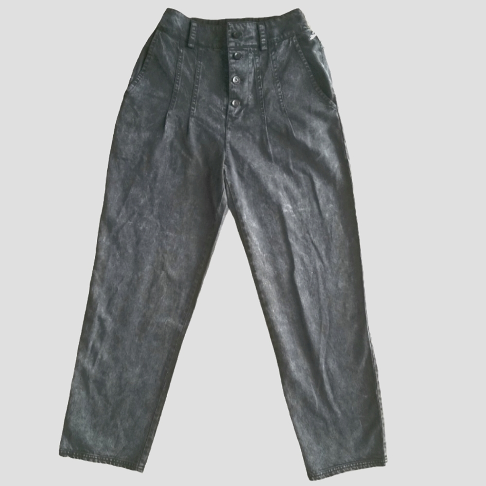 NWT "Young fabulous and broke" pleated high-waisted jeans